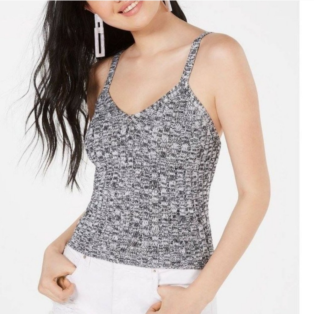 American Rag Juniors' Women's Black and White Knit Top